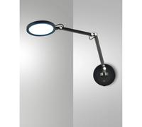 Fabas Luce Applique a LED Regina, nero, CCT, dimmerabile, regolabile Fabas Luce