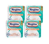 REGINA ASCIUGONI 2 ROTOLI X 4 PEZZI - Carta Asciuga Tutto Extra Assorbente