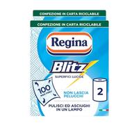 Regina Blitz, 2 Rotoli di Carta Multiuso a 3 Veli