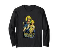 Regina Caeli Beata Vergine Maria e Bambino Gesù Maglia a Manica