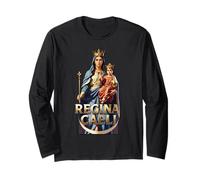 Regina Caeli Beata Vergine Maria e Bambino Gesù Maglia a Manica