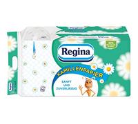 Regina Carta igienica a 3 strati, confezione da 16 rotoli, morbida e delicata con profumo di camomilla e carta certificata FSC