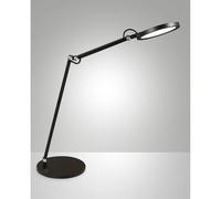 Fabas Luce Lampada LED da scrivania Regina con dimmer, nero Fabas Luce
