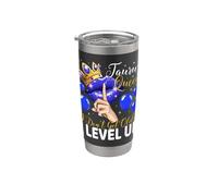 Regina del Toro I Don't Get Older I Level Up Birthday Queen Bicchiere termico in acciaio inox doppia parete