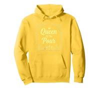 Regina del Verso, Regalo per baristi da Donna Felpa con Cappuccio, Unisex per Adulti, Limone, S