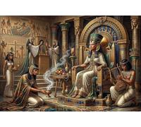 Regina dell'Antico Egitto Puzzle 1000 Pezzi,Cartone Di Qualità,Sfida Impossibile,Gioco Educativo Goddess,Idea Regalo,Antistress,Decorazione Casa,Adulti E Ragazzi,dai 14 Anni 52x38cm