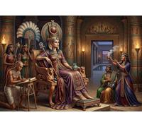Regina dell'Antico Egitto Puzzle 1000 Pezzi,Decorazione Casa,Idea Regalo,Gioco Educativo Goddess,Adulti E Ragazzi,Sfida Impossibile,Cartone Di Qualità,dai 14 Anni,Antistress 38x26cm