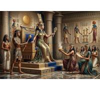 Regina dell'Antico Egitto Puzzle 1000 Pezzi,Sfida Impossibile,Gioco Educativo,Cartone Di Qualità Goddess,dai 14 Anni,Adulti E Ragazzi,Decorazione Casa,Idea Regalo,Antistress 70x50cm