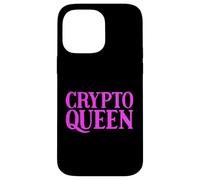 Regina delle criptovalute per le donne nel settore blockchain di criptovaluta Custodia per iPhone 14 Pro Max