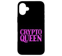 Regina delle criptovalute per le donne nel settore blockchain di criptovaluta Custodia per iPhone 16 Plus