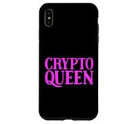 Regina delle criptovalute per le donne nel settore blockchain di criptovaluta Custodia per iPhone XS Max