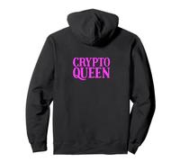 Regina delle criptovalute per Le Donne nel Settore Blockchain di criptovaluta Felpa con Cappuccio