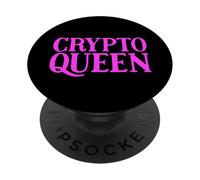 Regina delle criptovalute per le donne nel settore blockchain di criptovaluta PopSockets PopGrip Adesivo