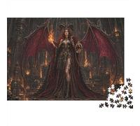Regina Demone Gotica Dea Succube Puzzle 1000 Pezzi, Gioco da Tavolo