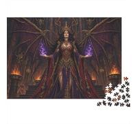 Regina Demone Gotica Dea Succube Puzzle 1000 Pezzi, Rompicapo per Adulti