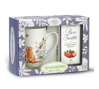 Regina di Fiori Scatola Vetrina Mug Doggy,Tazza Decorata con Tisana Bosco Incantato da 15 Filtri