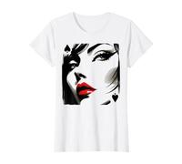 Regina di Picche QOS Sexy Stile Inchiostro sumi Maglietta