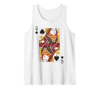 Regina di Picche | Royal Flush Group Costume Carte da Gioco Canotta