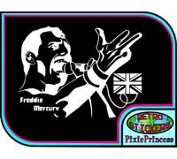 Regina Freddie Mercury Un Adesivo Vinile Auto Parete Case Laptop Tablet Finestra