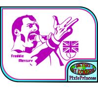 Regina Freddie Mercury Un Adesivo Vinile Auto Parete Case Laptop Tablet Finestra