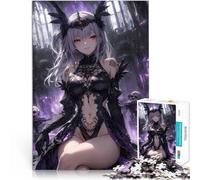 Regina gotica degli anime Puzzle da 1000 pezzi per adulti Aiuta il cervello ad allenare i giocattoli che creano dipendenza per coltivare la pazienza Regalo di opere d'arte 38x26cm