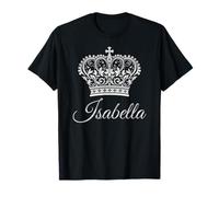 Regina Isabella Regale Nome Corona Regale Principessa Maglietta