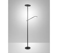 FABAS LUCE Regina lampada da terra LED, 3000 K, 1 x 36 W e 1 x 12 W Ø25 A: 179,8 cm, 3551-10-101, Regina [Lampade per Interni > Lampade da Terra]