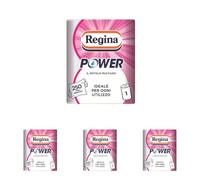 Regina Power Carta Multiuso, 1 Rotolo da 250 Fogli a 2 Veli, Ottimo per la Pulizia di ogni Superficie, Confezione riciclabile, Carta 100% certificata FSC (Confezione da 4)