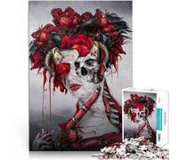 Regina Rossa Puzzle da 1000 pezzi per adolescenti Aiuta il cervello ad allenare i giocattoli che creano dipendenza per coltivare la pazienza Regalo divertente 38x26cm