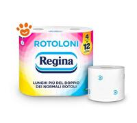 Regina Rotoloni Carta Igienica - Regina Rotoloni Carta Igienica - Confezione Da 4 Pezzi