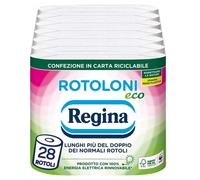 Regina Rotoloni Eco 28 Maxi Rotoli di Carta Igienica 500 Fogli a 2 Veli Lunghi