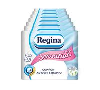 Regina Sensation Extra, 28 Rotoli di Carta Igienica a 4 Veli