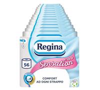 Regina Sensation Extra, 56 Rotoli di Carta Igienica a 4 Veli