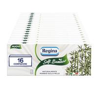 Regina Soft Bamboo, 16 Confezioni da 10 Pacchetti da 9 Fazzoletti