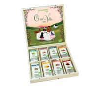 REGINAdiFIORI Scatola in legno con tisane e infusi 40 filtri