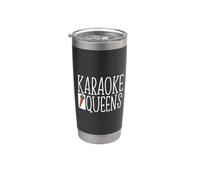 Regine del karaoke Bicchiere termico in acciaio inox doppia parete