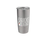Regine del karaoke Bicchiere termico in acciaio inox doppia parete
