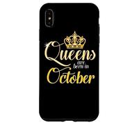 Regine Nate In Ottobre Celebrare Il Mese Di Nascita Custodia per iPhone XS Max