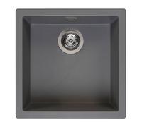 Reginox Amsterdam lavello da cucina, R32329, 40 Amsterdam grigio metallico [Lavelli da Cucina > per Base Sottolavello a partire da 50 cm]