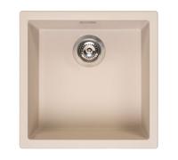 Reginox Amsterdam lavello da cucina, R32336, 40 Amsterdam beige metallico [Lavelli da Cucina > per Base Sottolavello a partire da 50 cm]