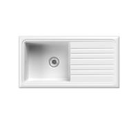 Reginox RL lavello da cucina, R38239, 304 CW RL bianco [Lavelli da Cucina > per Base Sottolavello a partire da 60 cm]