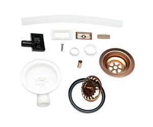 Reginox Texel/Amsterdam set scarico, R34897, Texel; Amsterdam copper [Lavelli da Cucina > Accessori per Lavelli da Cucina]