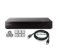 Region Free Blu-Ray Player Compatible with Sony BDP-BX370 with WiFi Multi Region Code Free | Blu-Ray Regions A, B, C | DVD Regions 0-8 with Dynastar 6FT HDMI Bundle