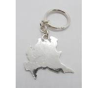 Regioni : Lombardia - Portachiavi in Argento 925 - Provincia - Comune - Stato