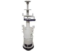 Regiplast 3000B - Batteria di scarico semplice con comando a tirante, colore bianco