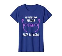 Regista Maglia con Testo Divertente Donna Ragazza Maglietta, Donna, Blu Reale, M