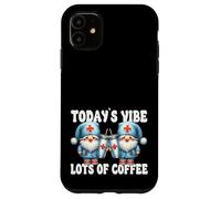 Registered Nurse Dad Gnome Funny Saying For Nurse And Coffee Custodia per iPhone 11