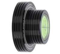 Registra Morsetto Giradischi stabilizzatore di peso con bolla per la qualità del suono Erior e prestazioni migliorate (nero)