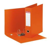 Registratore con custodia Esselte G55 Eu rivestito in PP arancione - 390755200