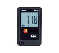 Registratore dati multiuso di temperatura e umidità Industria alimentare, banca del sangue insieme al certificato di calibrazione di fabbrica Modello: Testo 174H